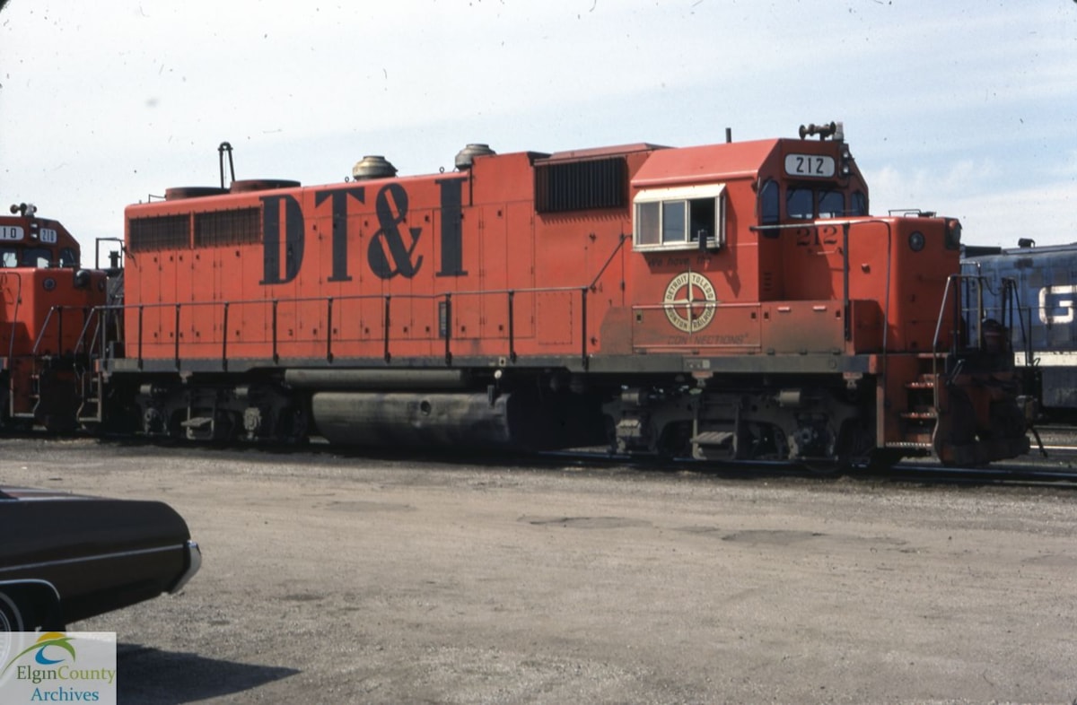 Detroit Toledo And Ironton Locomotive 212 In Flat Rock Michigan